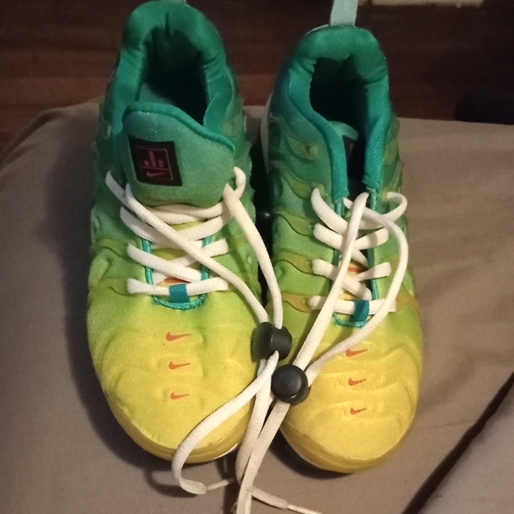 Kids Green and Yellow Shoes